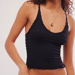 Free People Black Cami